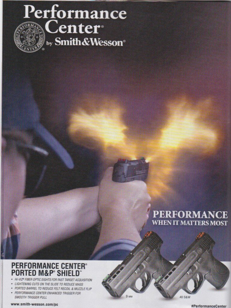 Smith and Wesson Performance Center Gun Ad
